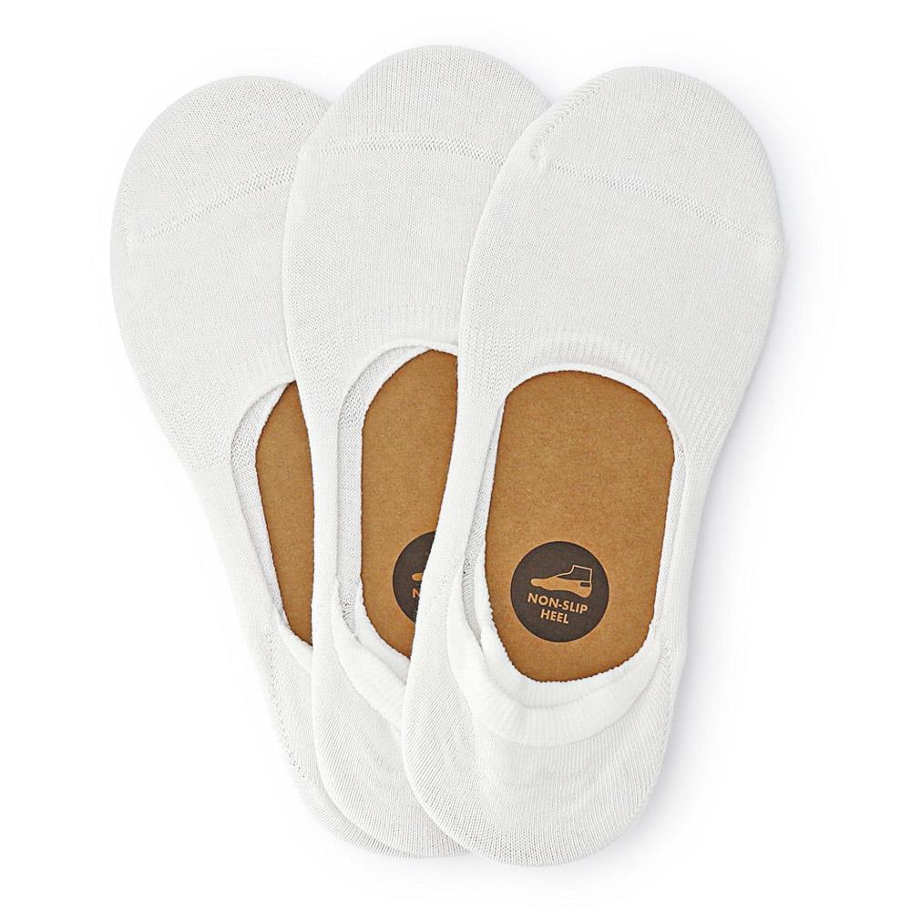 4-Pack Invisible Socks - EKIN37003 / 324 058 - White - Image 2