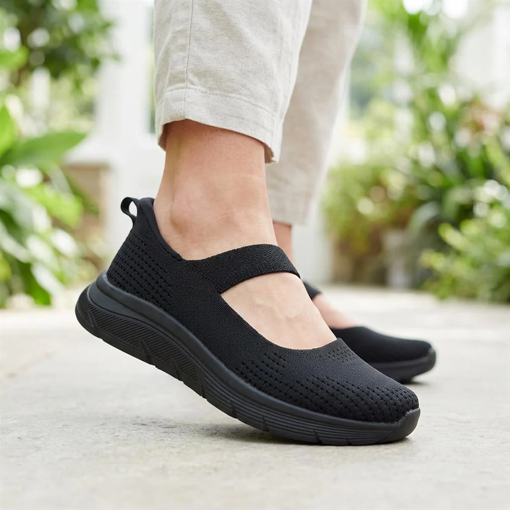 Active Slip On Mary Janes - BOJIE43010 / 328 995 - Black-Black - Image 2