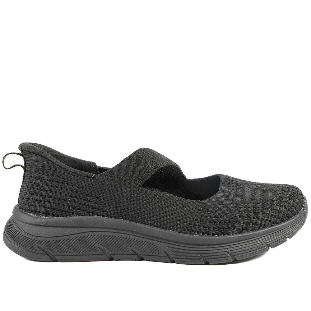 Active Slip On Mary Janes - BOJIE43010 / 328 995 - Black-Black - Image 3