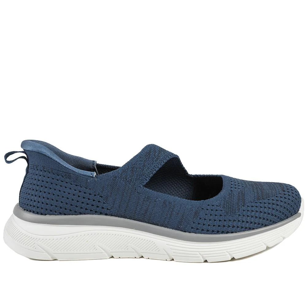 Active Slip On Mary Janes - BOJIE43010 / 328 995 - Navy - Image 3