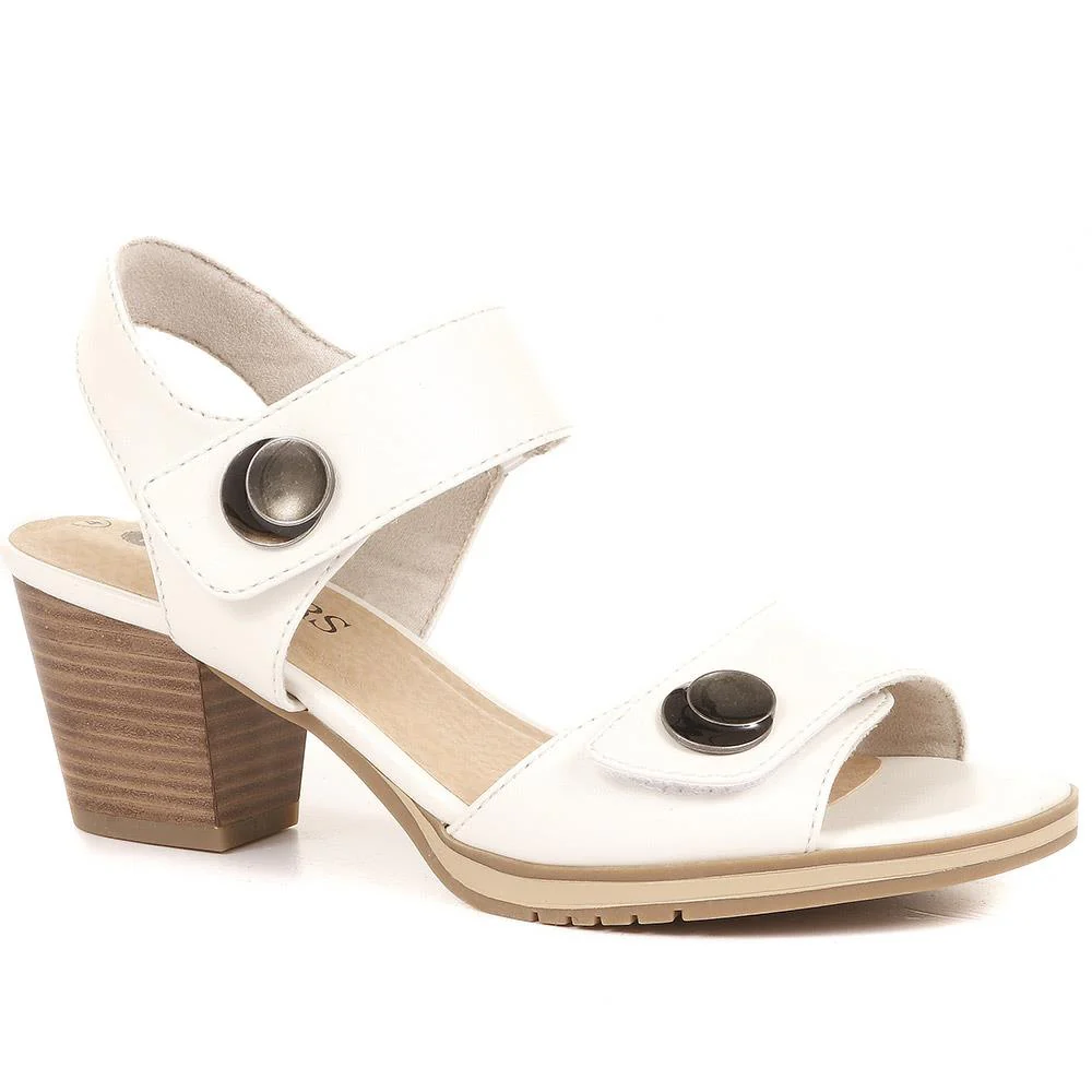Adjustable Block-Heeled Sandals - JANSP35039 / 321 373 - Image 2