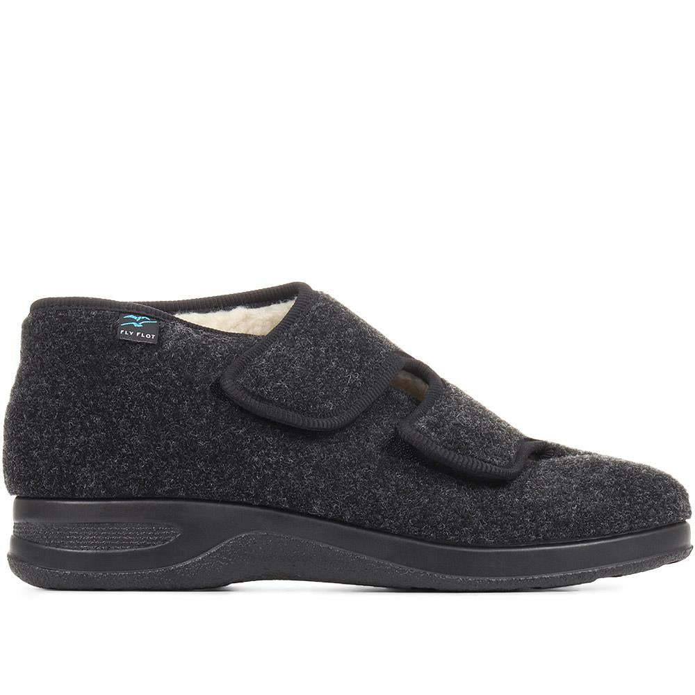 Adjustable Boot Slippers - FLY36099 / 322 502 - Black - Image 2