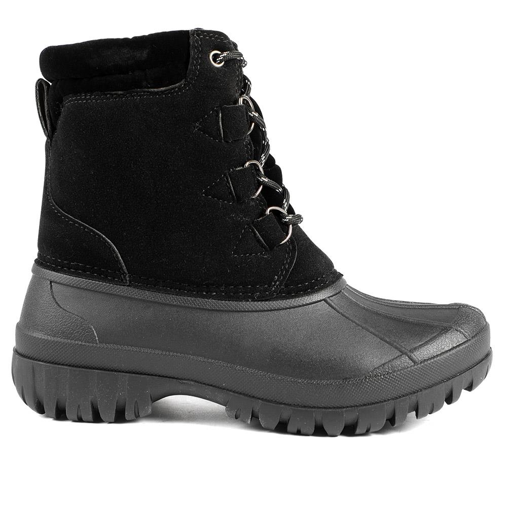 Adjustable Bungee Lace Weather Boots - SHINN42005 / 328 515 - Black - Image 2
