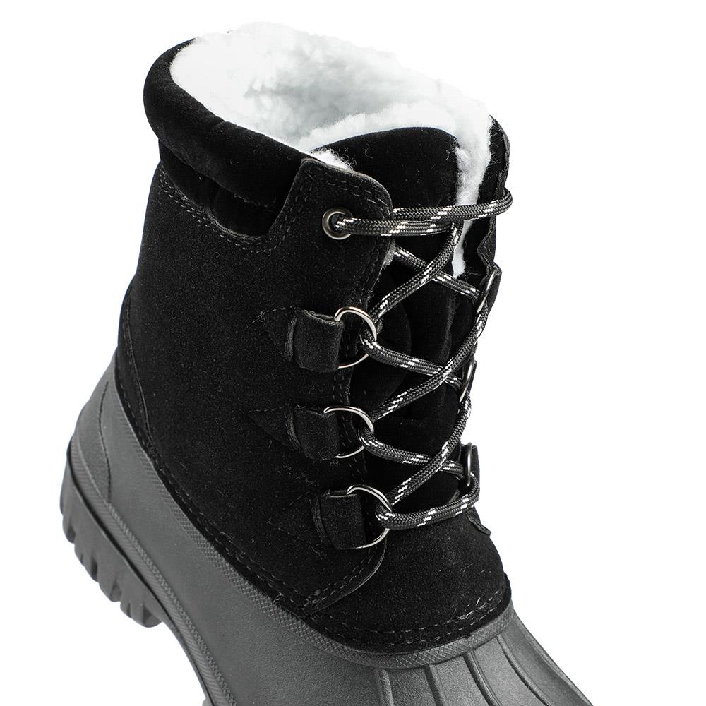 Adjustable Bungee Lace Weather Boots - SHINN42005 / 328 515 - Black - Image 5