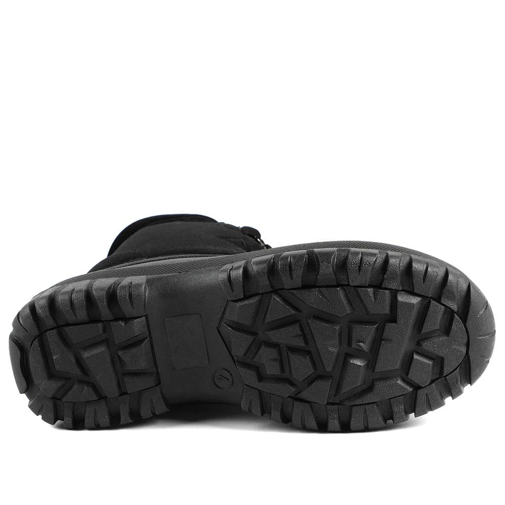Adjustable Bungee Lace Weather Boots - SHINN42005 / 328 515 - Black - Image 6