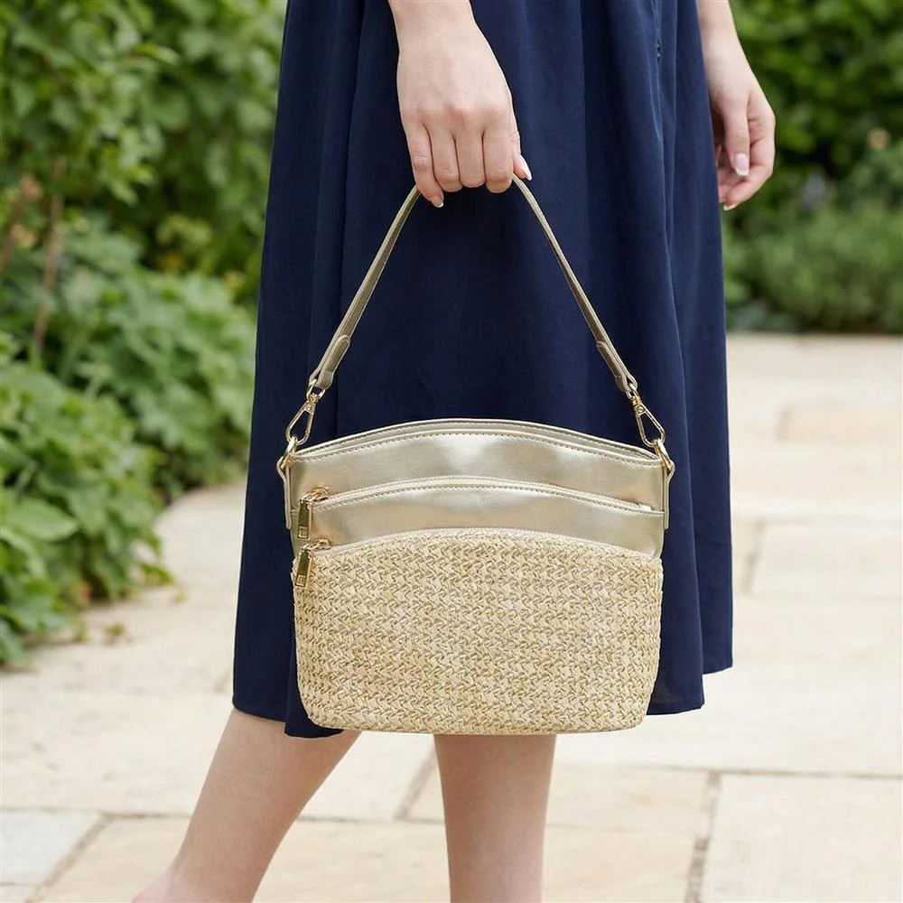 Adjustable Cross-Body Bag - RIM41001 / 326 887 - Gold - Image 2