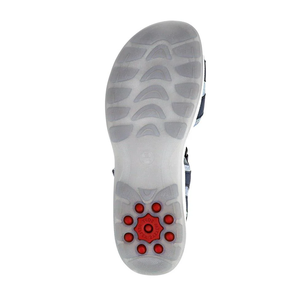 Adjustable Dual Touch Fastening Sandals - RELIF41008 / 326 873 - Navy - Image 6