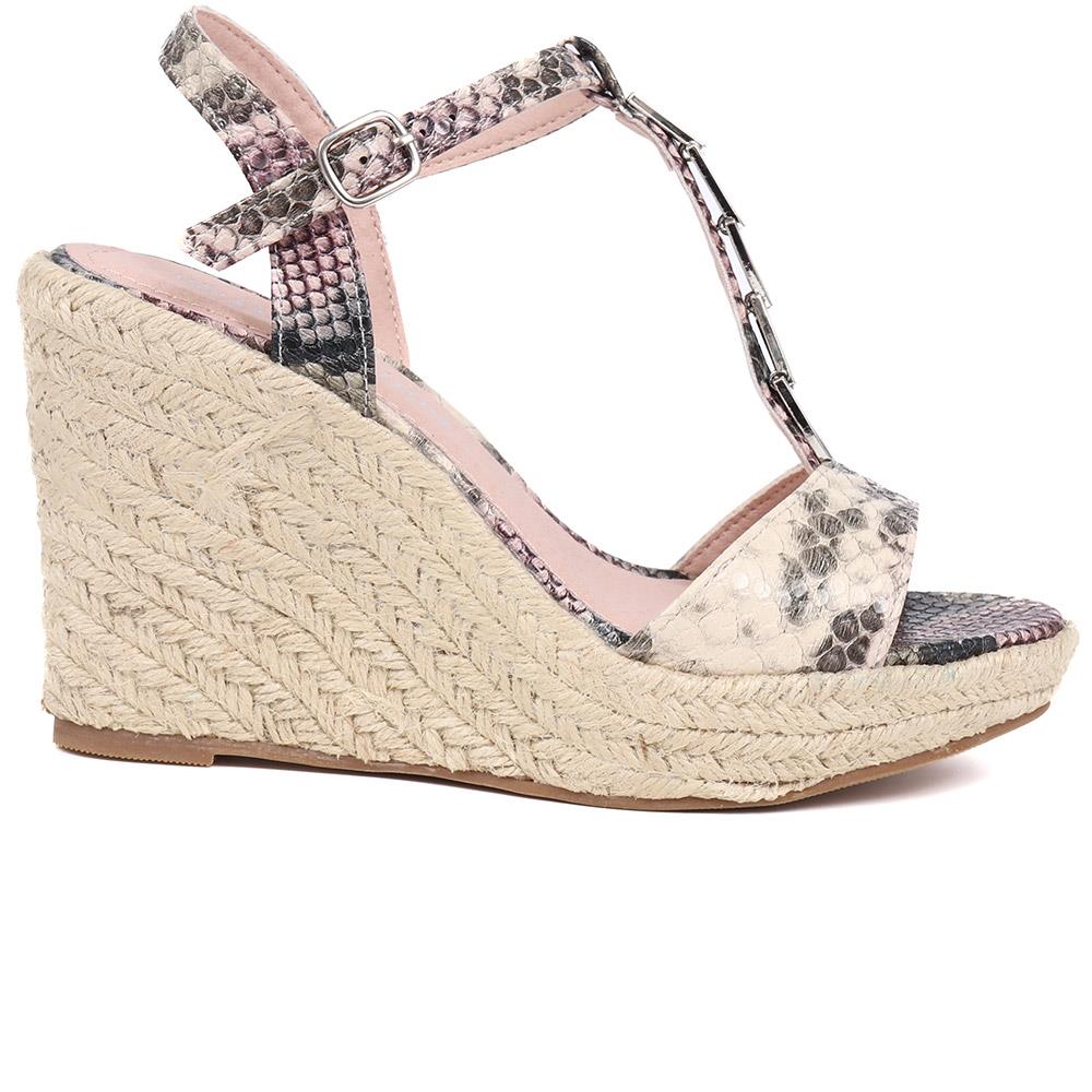 Adjustable Espadrille Sandals - BELTREN39005 / 325 518 - Multi - Image 2