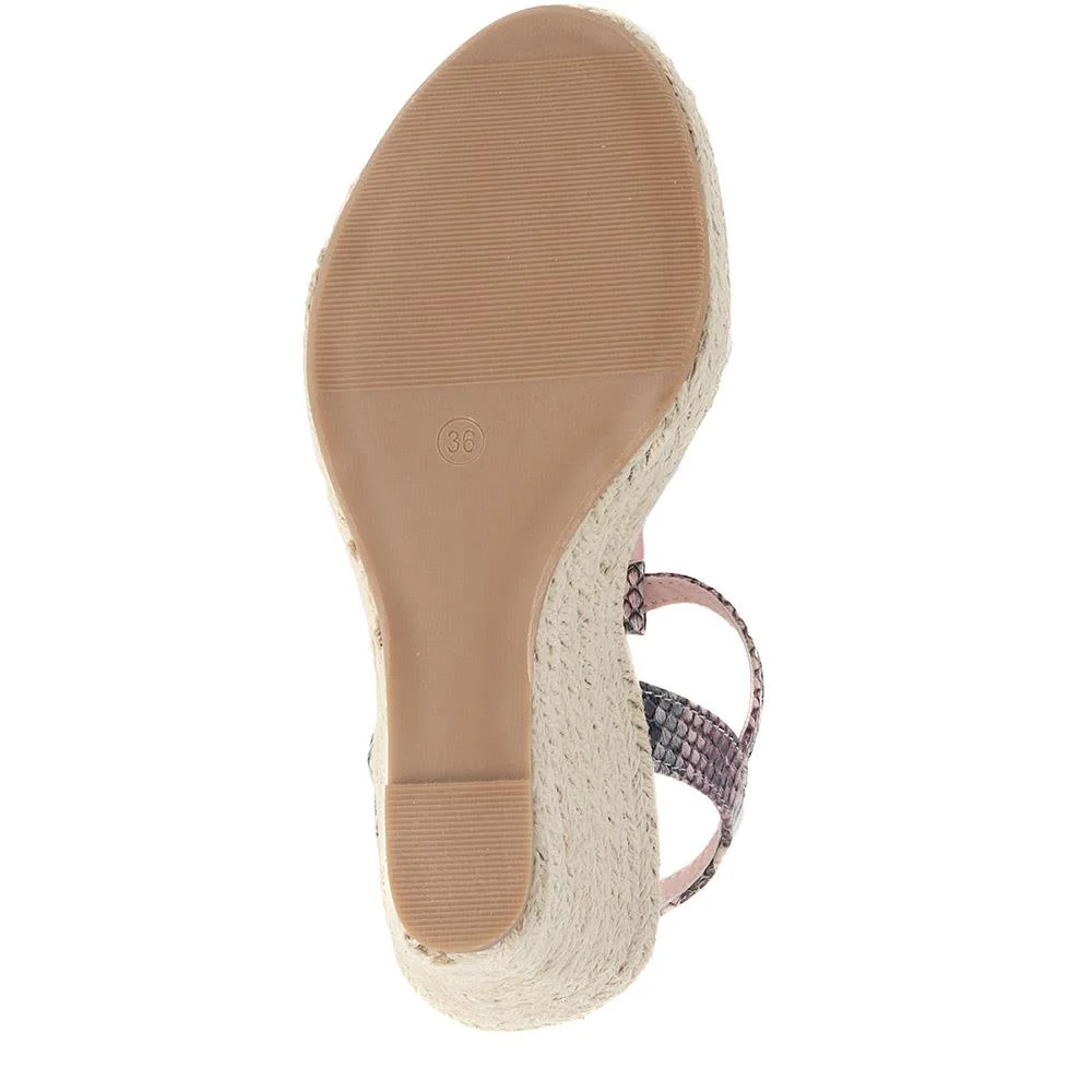 Adjustable Espadrille Sandals - BELTREN39005 / 325 518 - Multi - Image 4