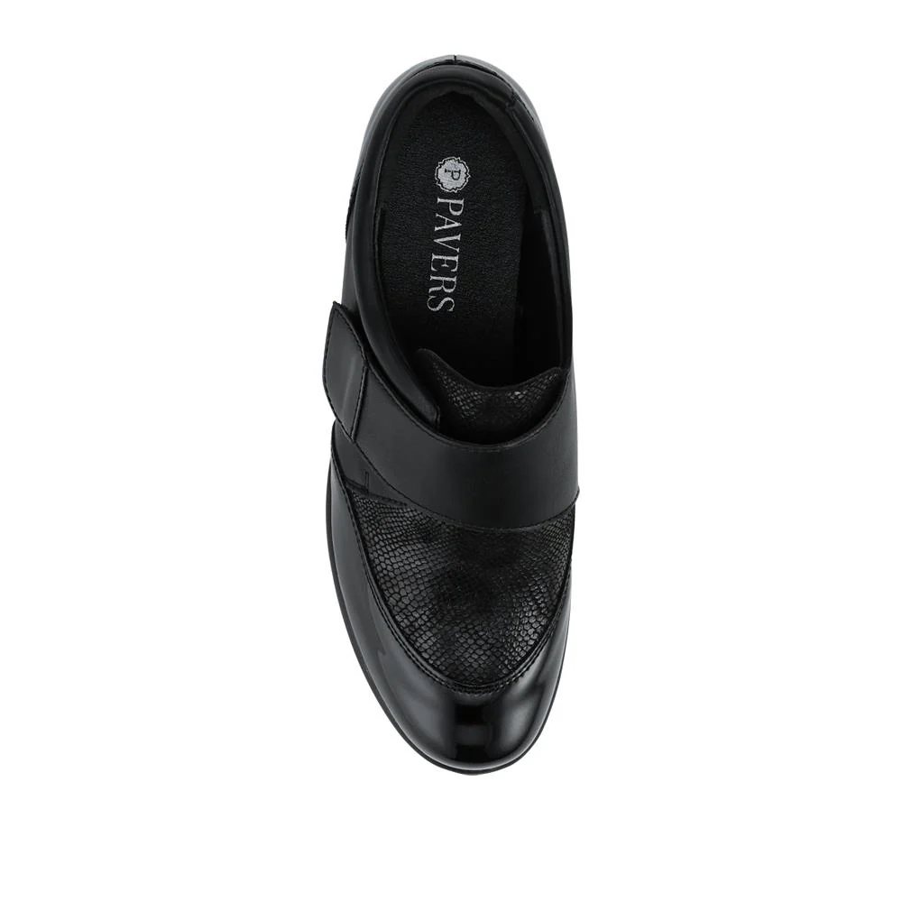 Adjustable Fit Comfy Monk Shoes - SANYI42019 / 328 331 - Black Multi - Image 4