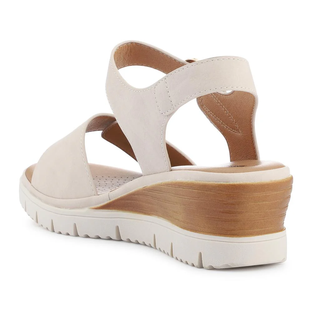Adjustable Fit Cushioned Sandals - BAIZH41066 / 327 980 - Beige - Image 3