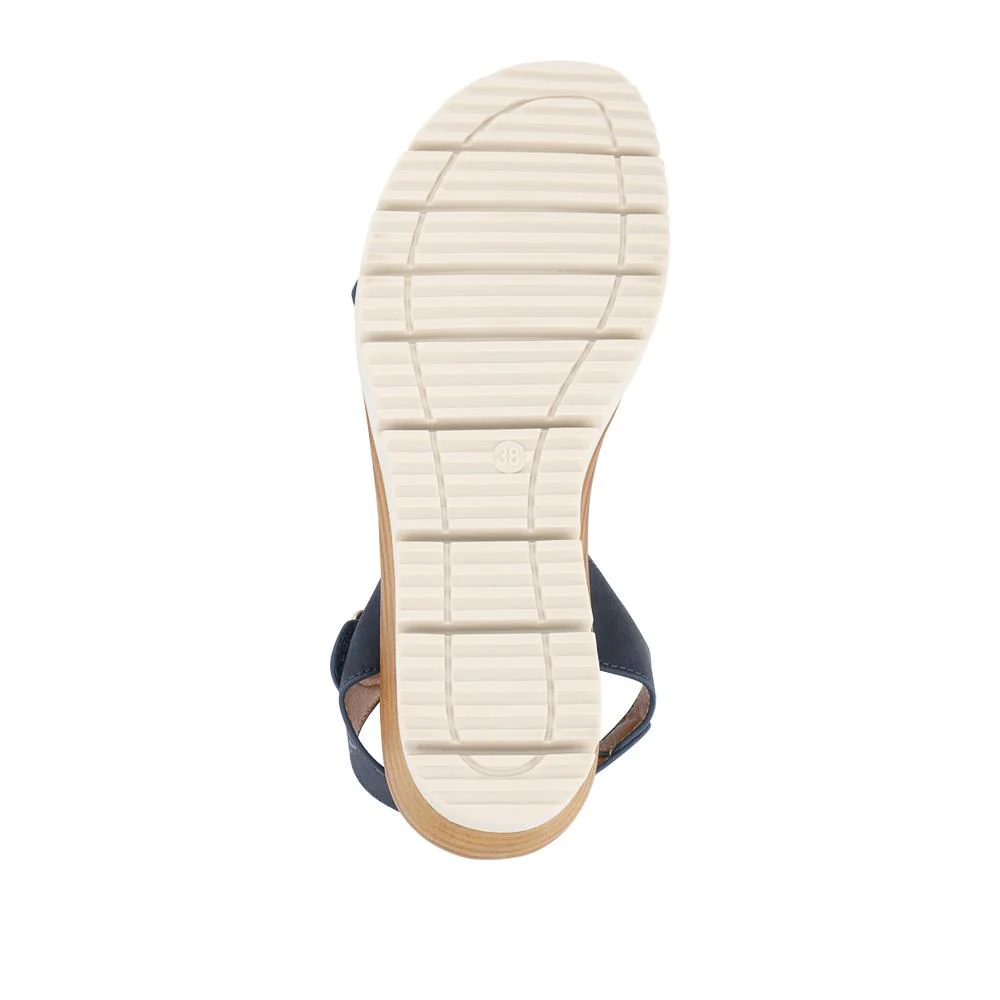 Adjustable Fit Cushioned Sandals - BAIZH41066 / 327 980 - Navy - Image 6