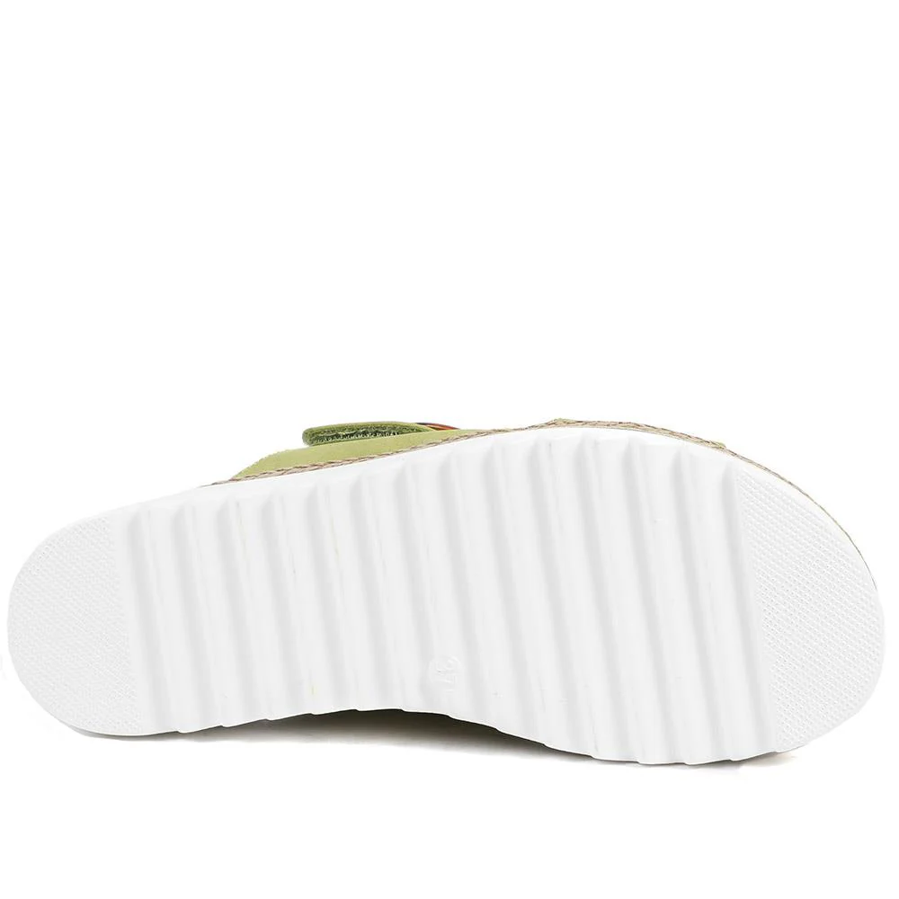 Adjustable-Fitting Mules - WBINS41023 / 327 085 - Green - Image 5