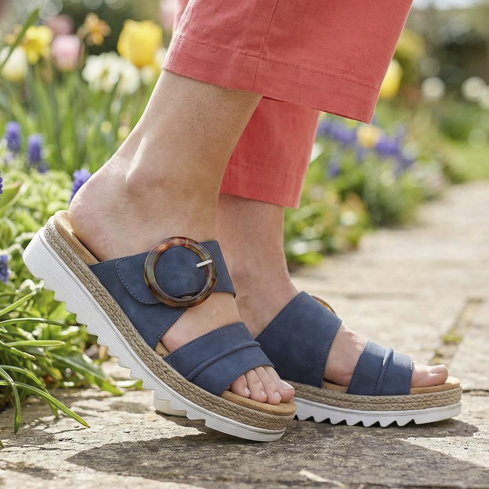 Adjustable-Fitting Mules - WBINS41023 / 327 085 - Navy - Image 2