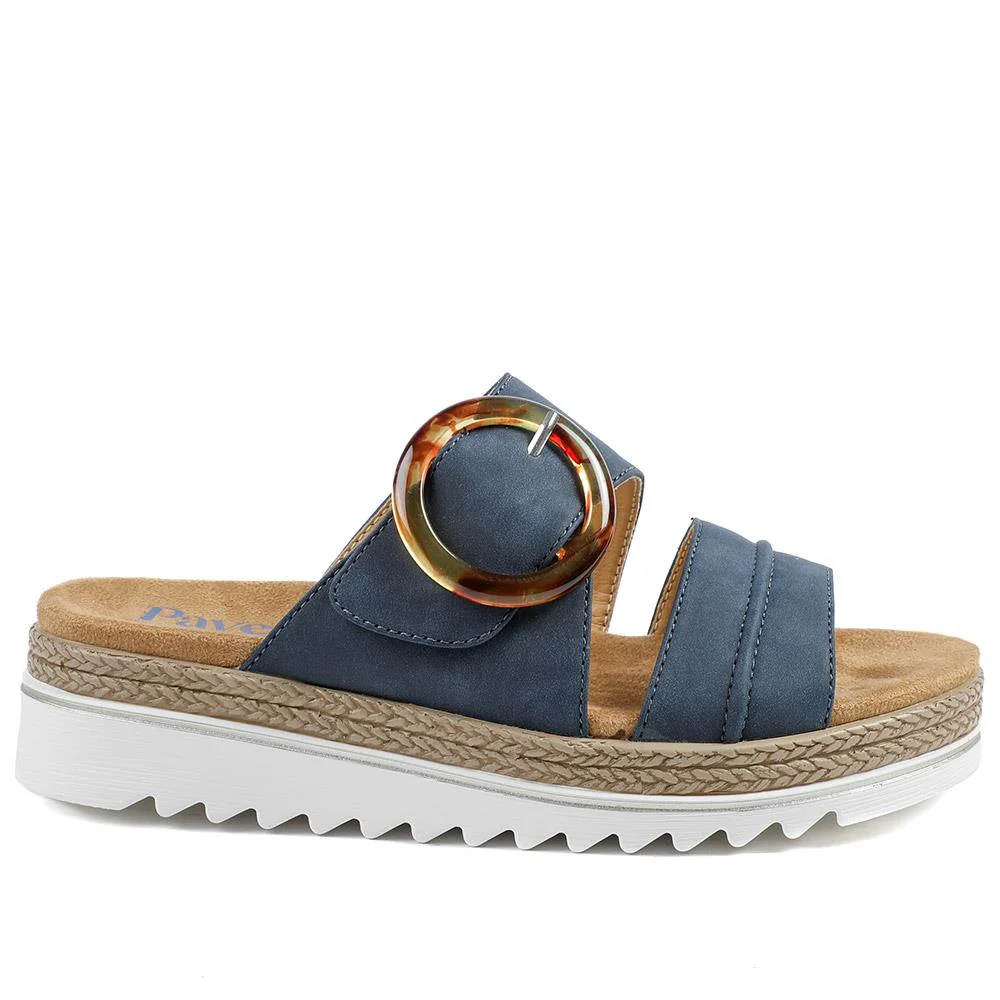 Adjustable-Fitting Mules - WBINS41023 / 327 085 - Navy - Image 3