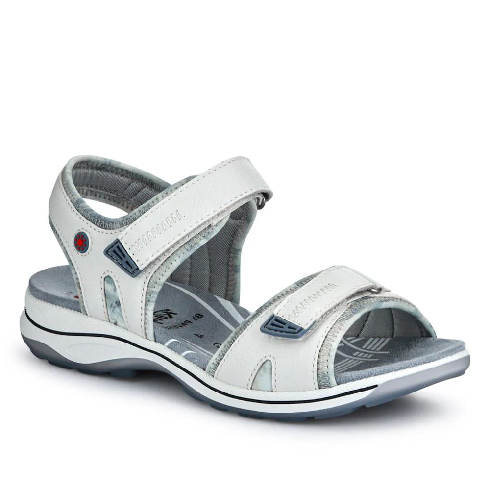 Adjustable Dual Touch Fastening Sandals - RELIF41008 / 326 873 - Off White