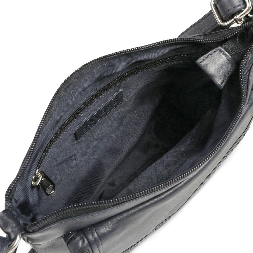 Adjustable Leather Cross Body Bag - JWNBG42000 / 328 629 - Navy - Image 4