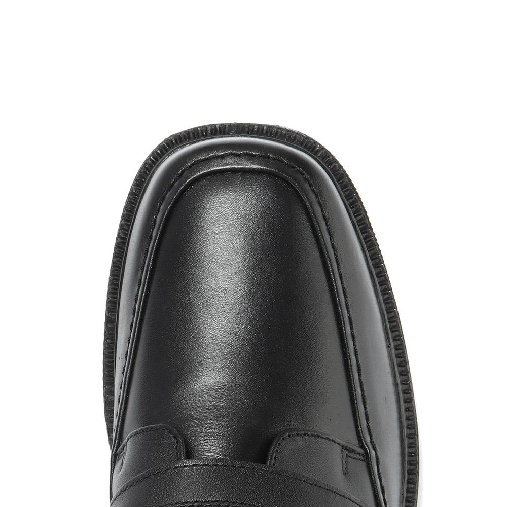 Adjustable Leather Shoes - RAJ1602 / 124 915 - Black - Image 5