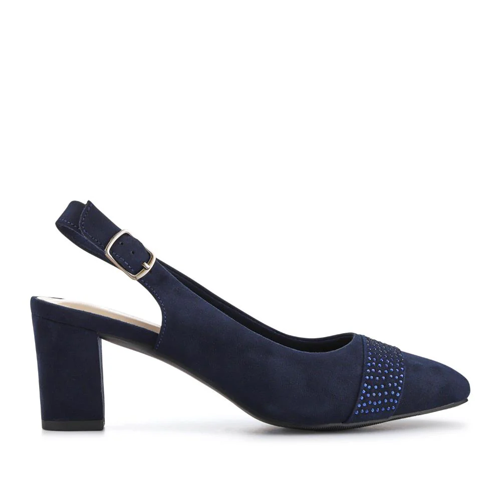 Adjustable Lightweight Court Shoes - PLAN40031 / 327 348 - Navy - Image 3