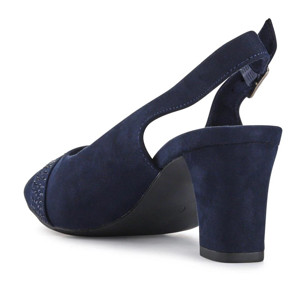 Adjustable Lightweight Court Shoes - PLAN40031 / 327 348 - Navy - Image 4