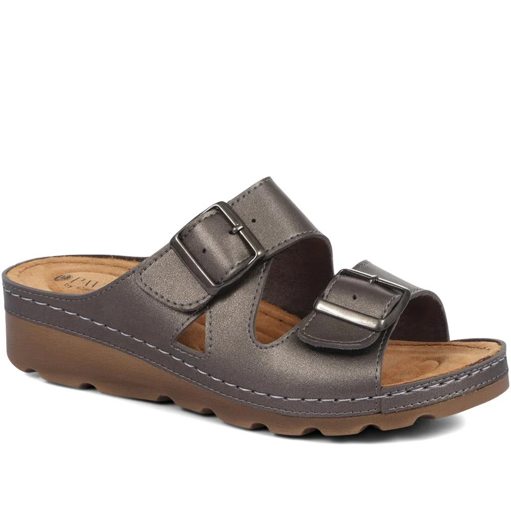 Adjustable Mule Sandals - SERAY33003 / 319 953 - Image 4