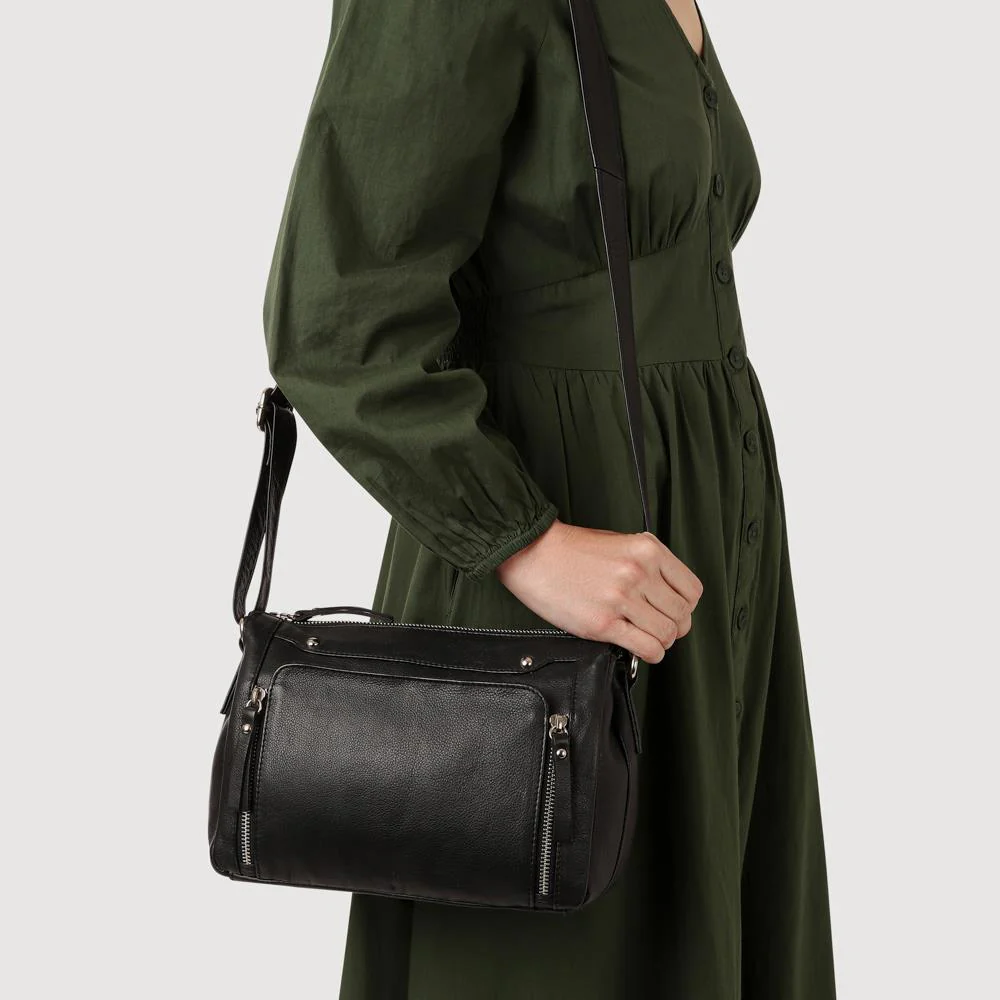 Adjustable Multi-Pocket Handbag - JWNBG41005 / 327 772 - Black - Image 4
