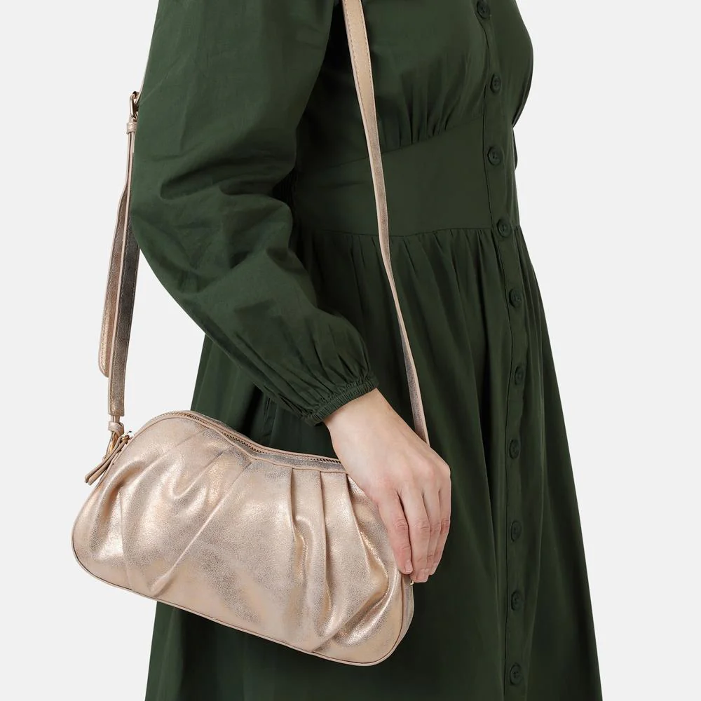 Adjustable Slouched Crossbody Bag - RIM41002 / 327 377 - Rose Gold - Image 3