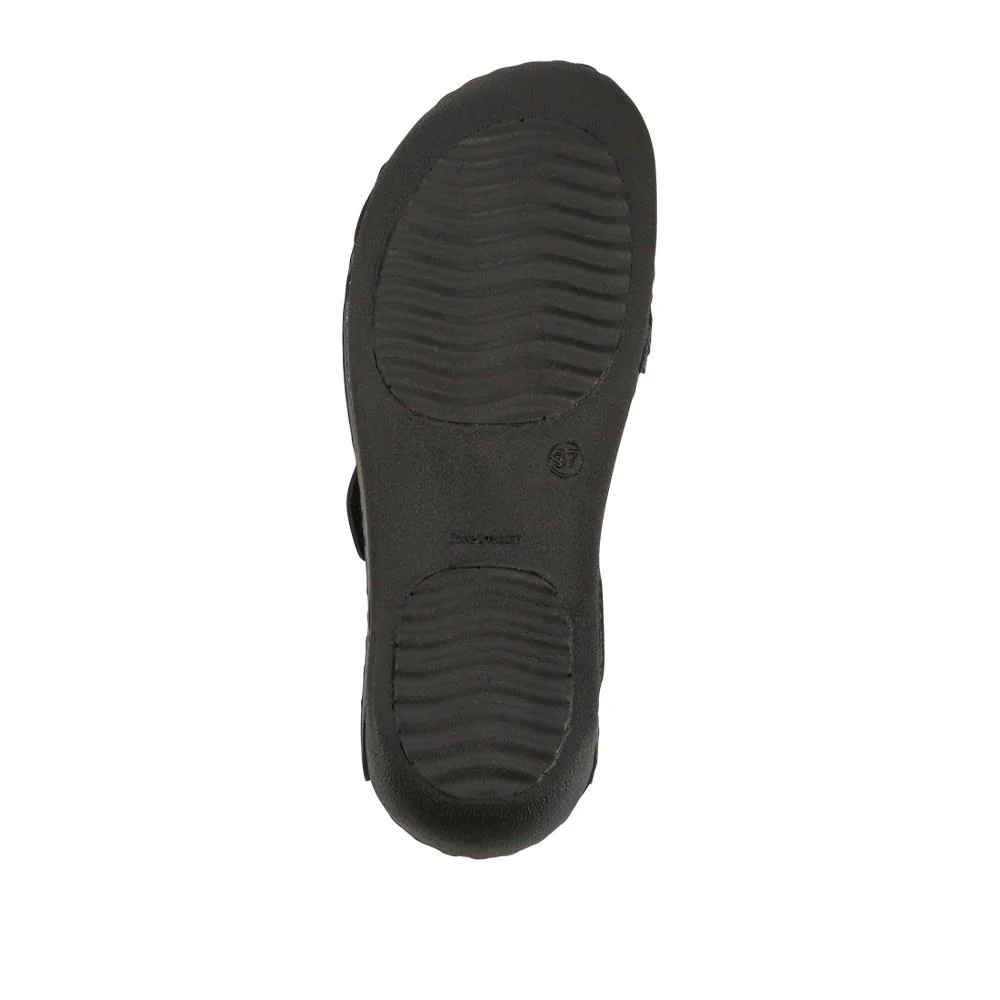 Adjustable Touch-Fasten Mules - SERAY41002 / 327 546 - Black - Image 5