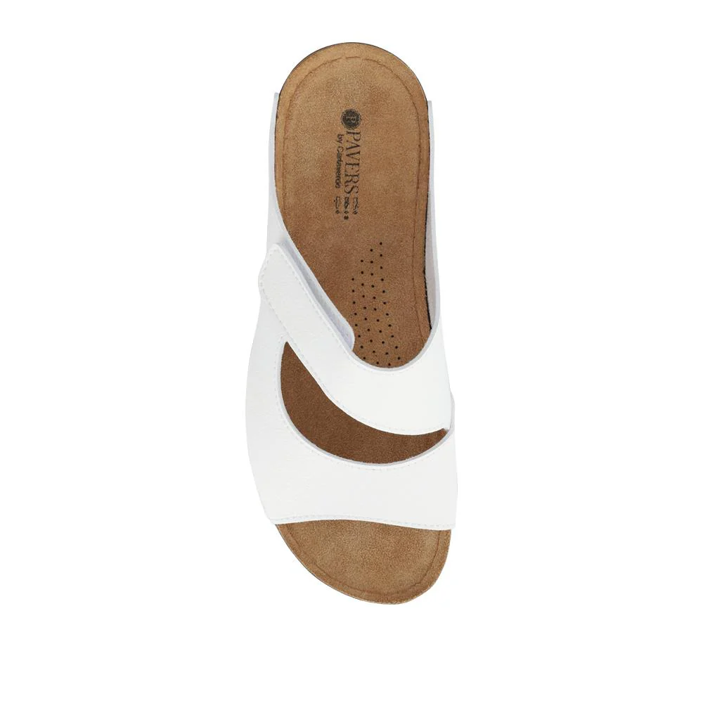 Adjustable Touch-Fasten Mules - SERAY41002 / 327 546 - White - Image 5