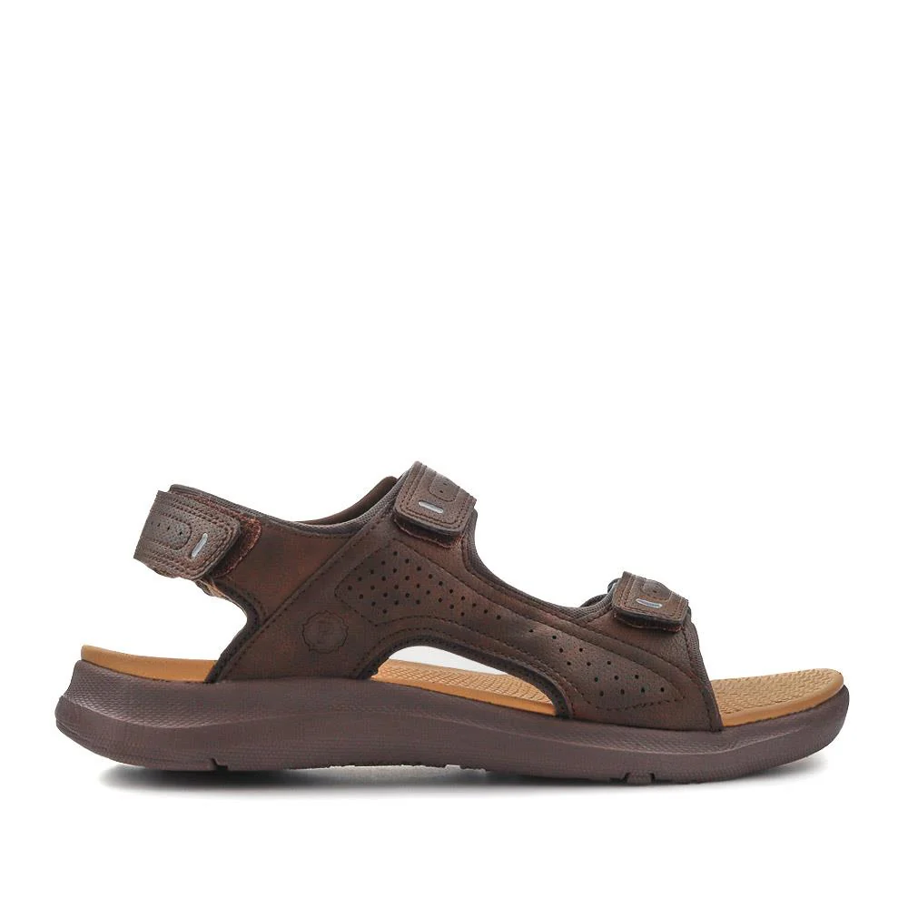Adjustable Touch-Fasten Sandals - XIAM41004 / 326 926 - Brown - Image 2