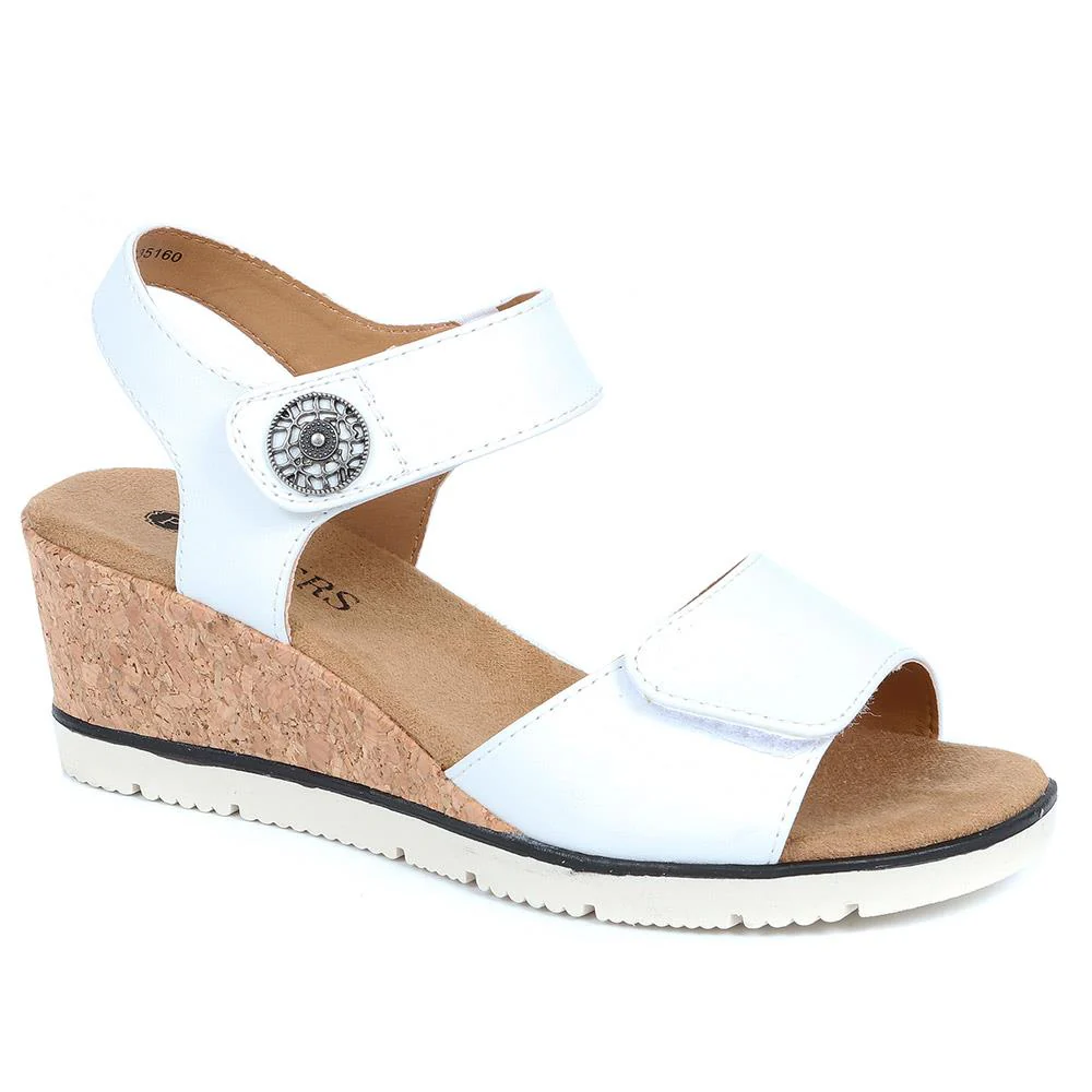 Adjustable Wedge Sandals - WBINS35160 / 321 805 - Image 3
