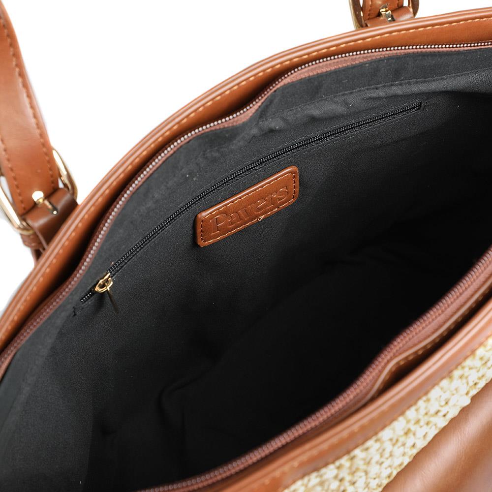 Adjustable Woven Tote Bag - RIM43001 / 329 298 - Tan - Image 5