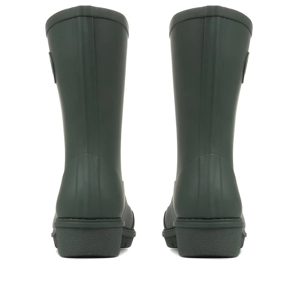 AH6 WonderWelly Short Wellington Boots - FITF32500 / 320 199 - Green - Image 3