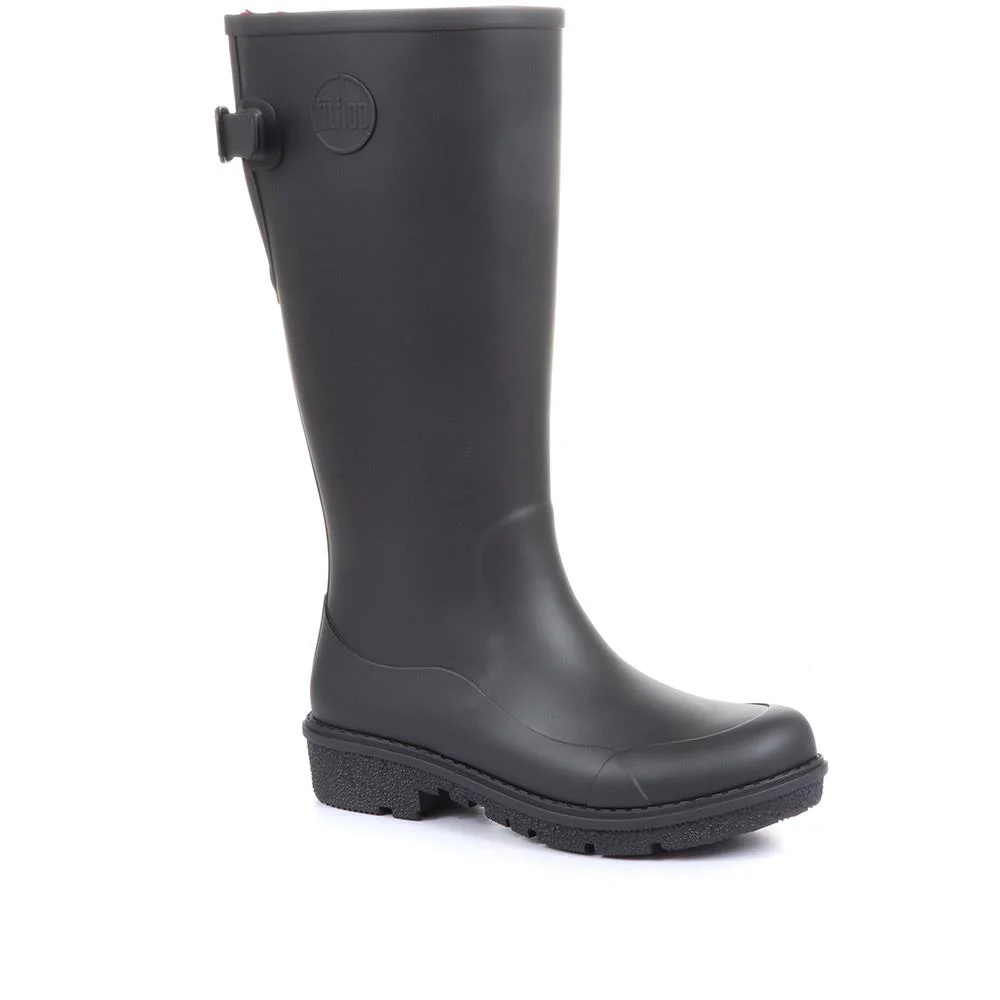 AH7 WonderWelly Long Wellington Boots - FITF32501 / 320 200 - Black