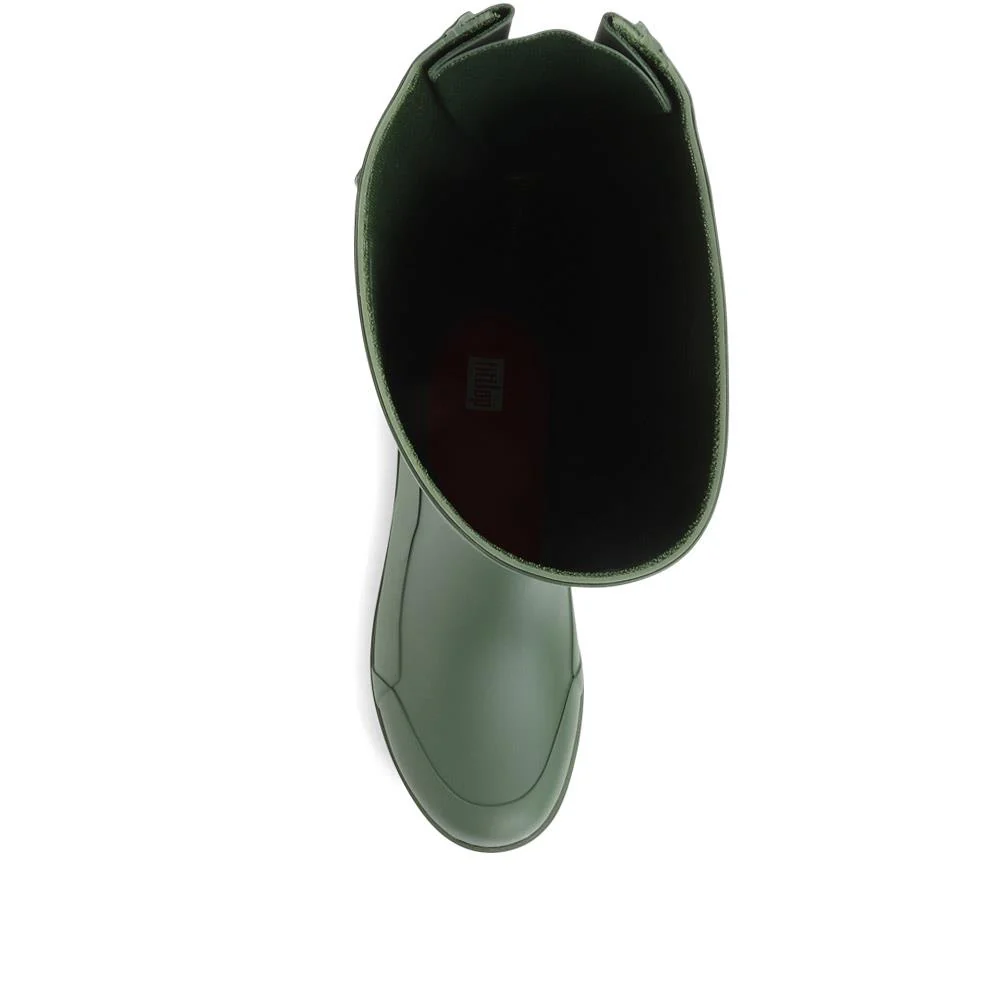 AH7 WonderWelly Long Wellington Boots - FITF32501 / 320 200 - Green - Image 4