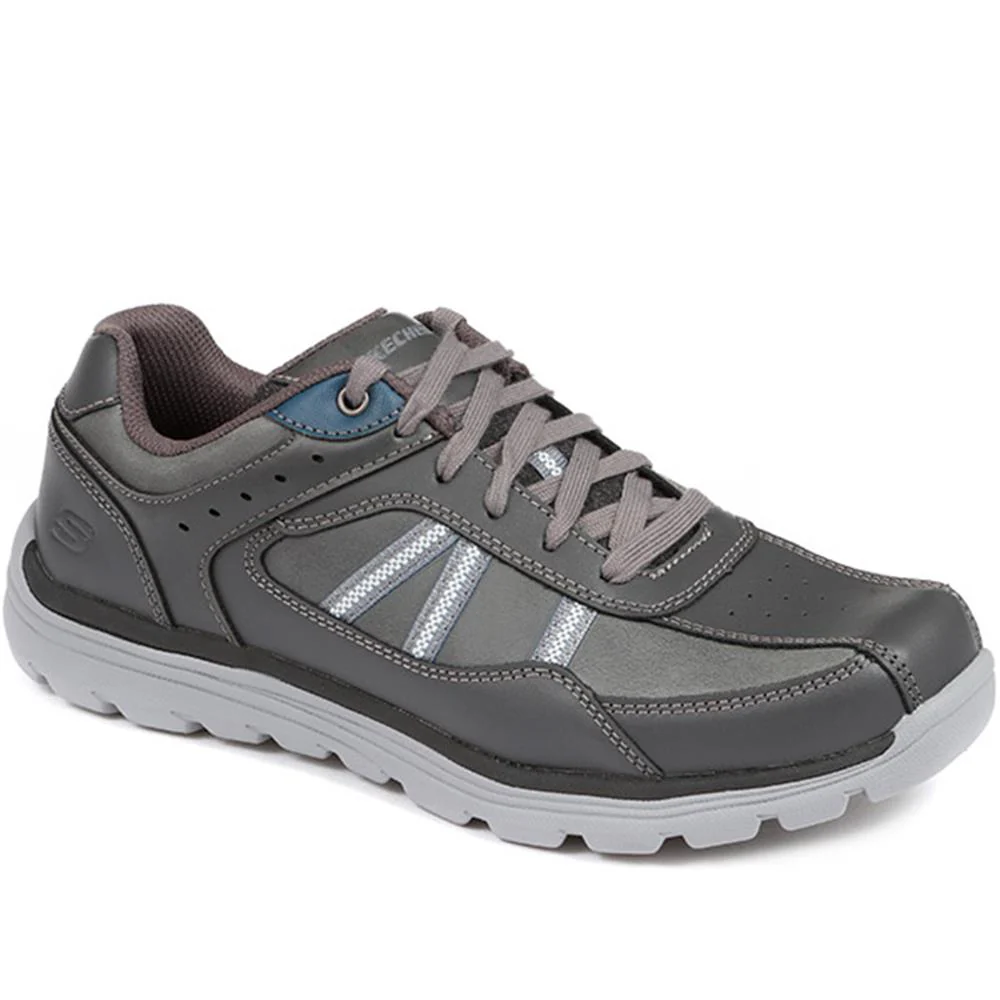Ahoy-Runaway Fierce Lace-Up Trainers - SKE29015 / 314 363 - Charcoal