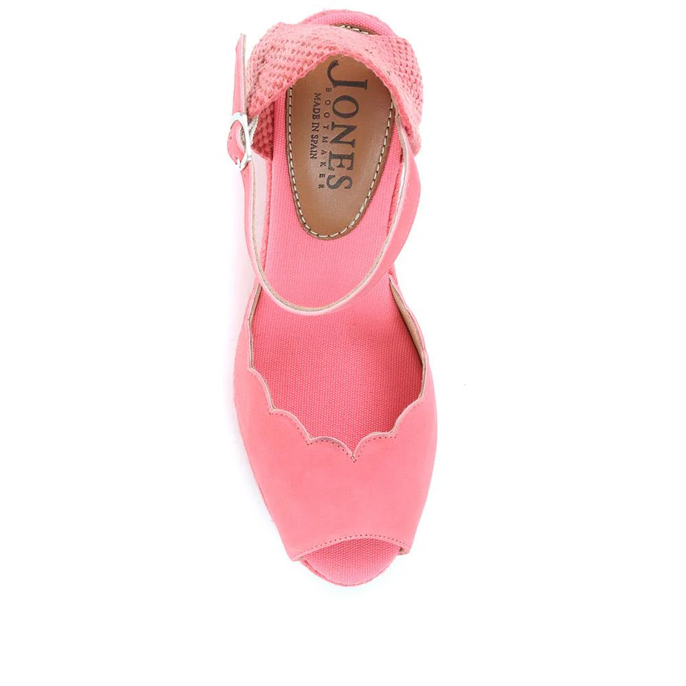 Alejandra Espadrille Wedge Sandals - ALEJANDRA / 322 055 - Coral - Image 4
