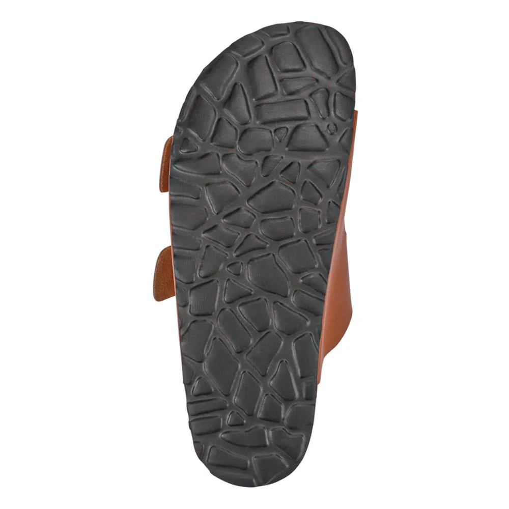 All-Leather Casual Mule Sandals - PATRI39010 / 326 633 - Tan - Image 6