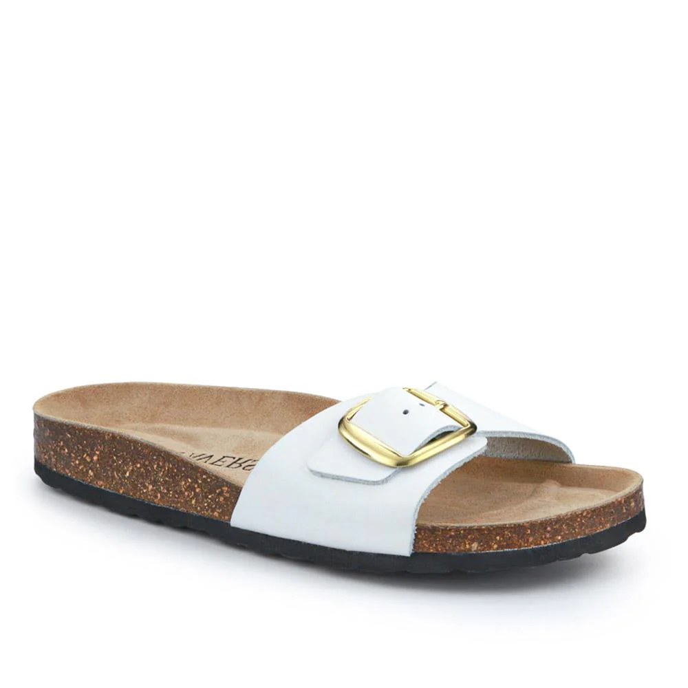 All-Leather Slip-On Mules - PATRI39014 / 326 634 - White