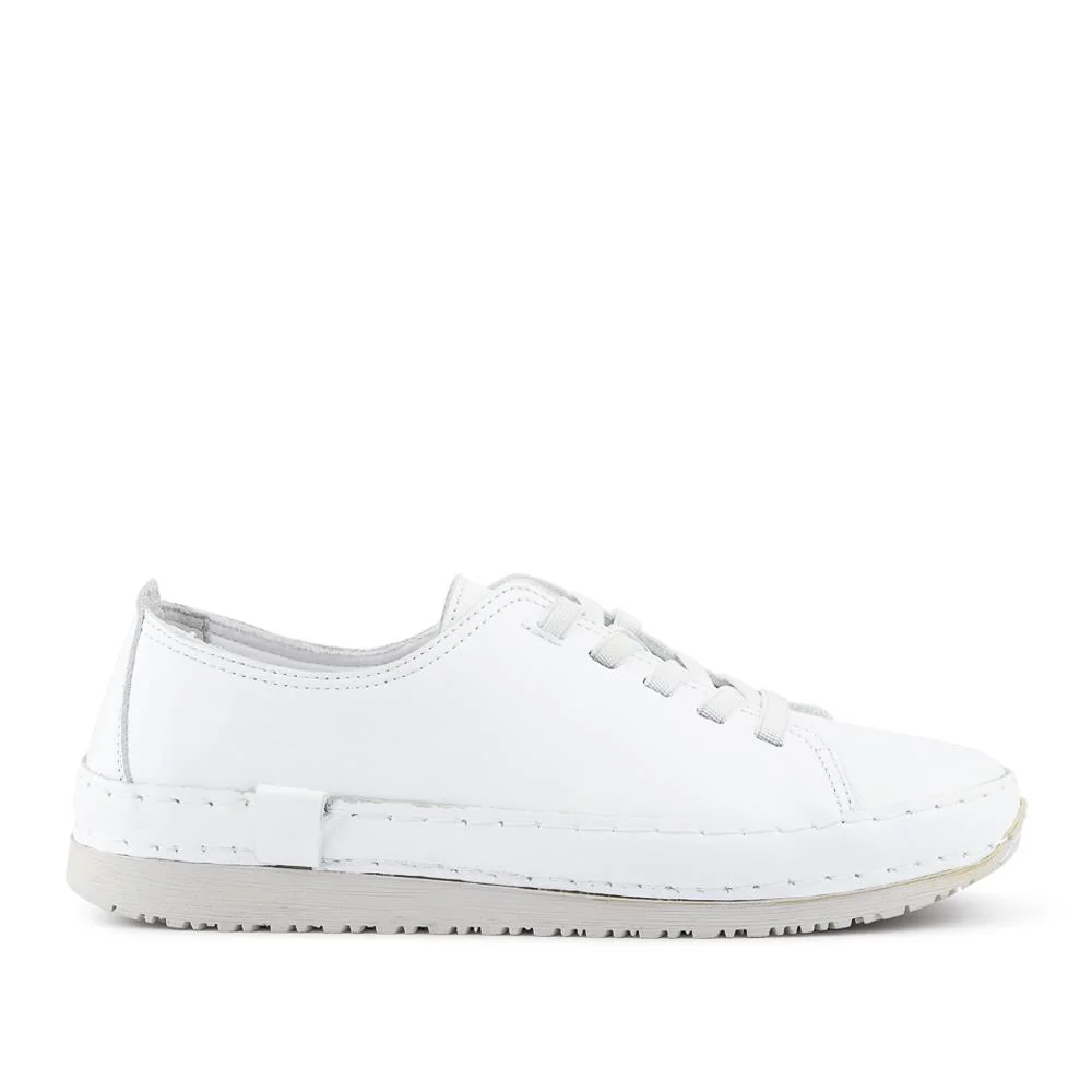 Amarilla Lace-Up Trainers - AMARILLA / 325 235 - White-White - Image 2