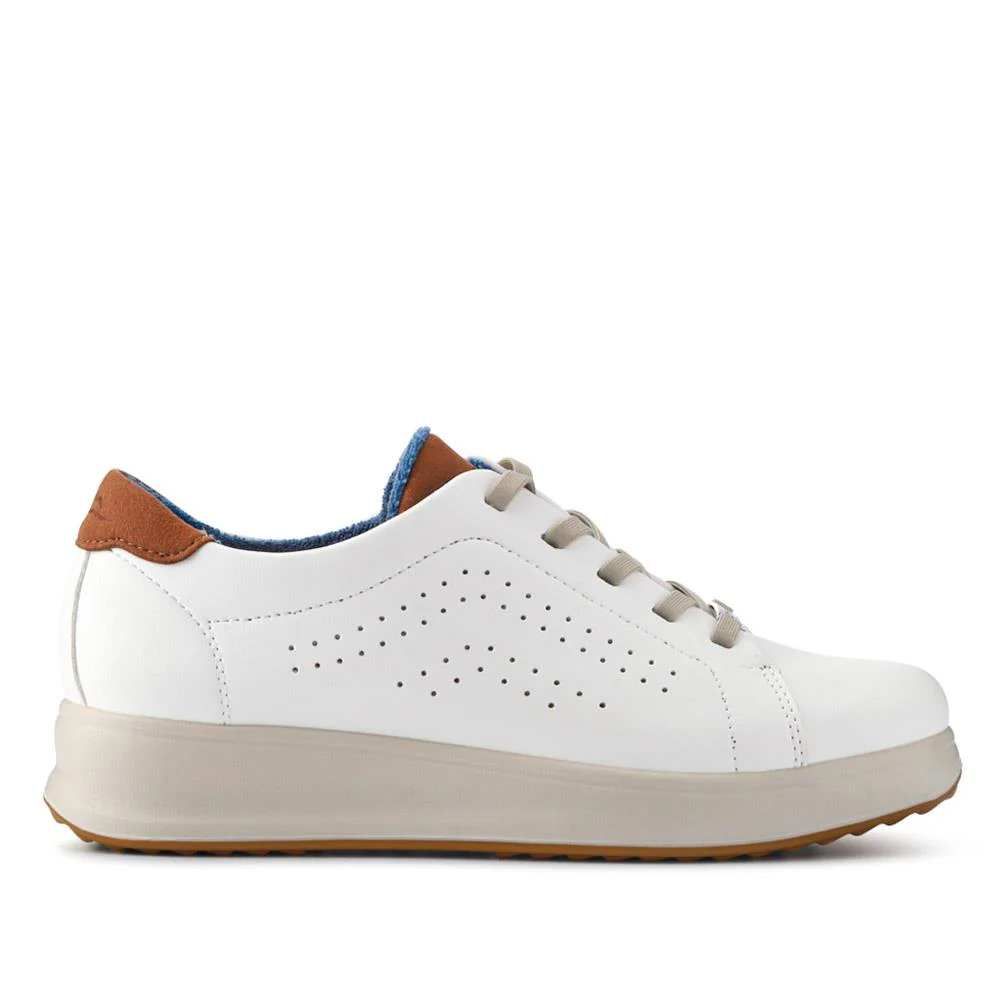 Anatomic Breathable Lace-Up Trainers - FLY41500 / 326 670 - White - Image 2