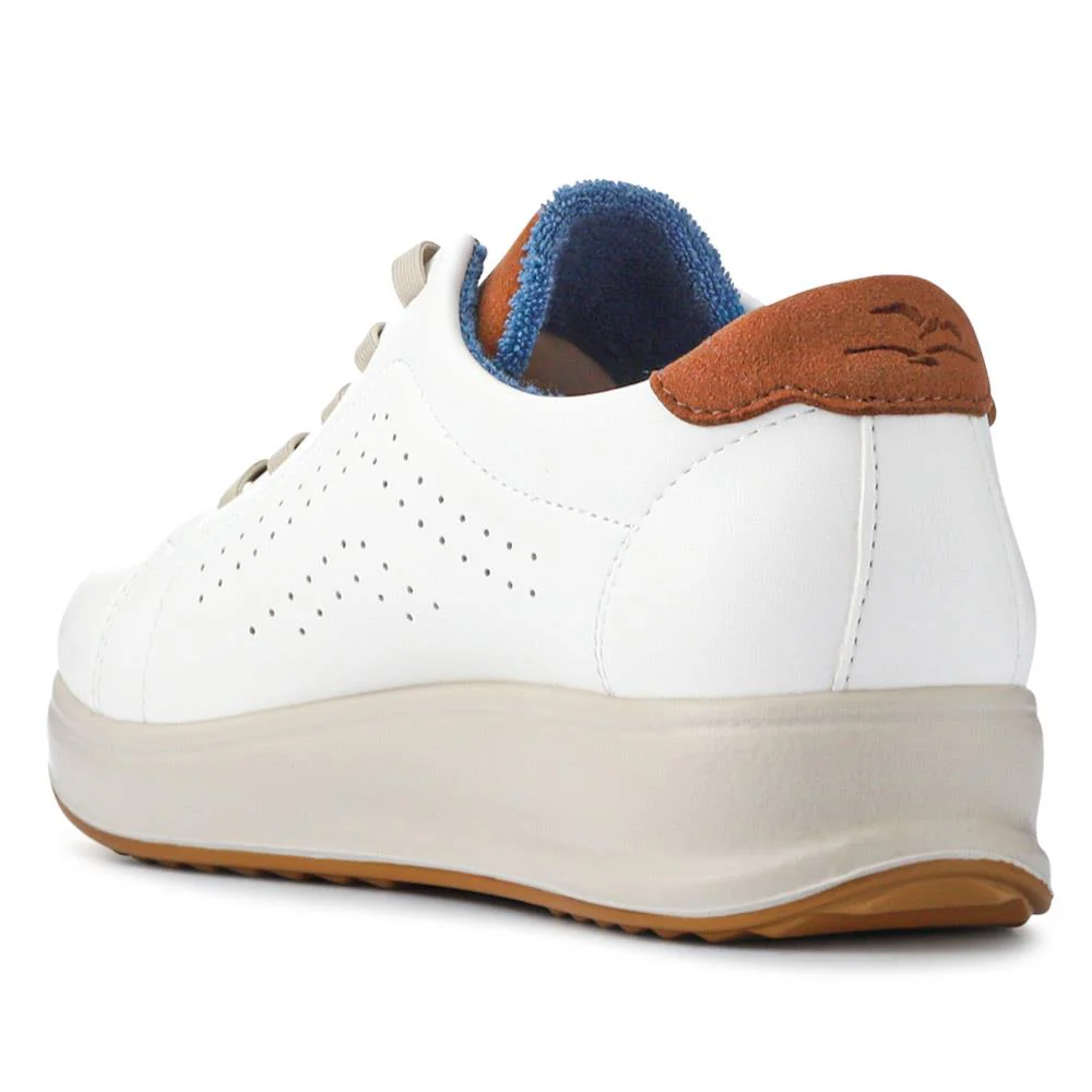Anatomic Breathable Lace-Up Trainers - FLY41500 / 326 670 - White - Image 3