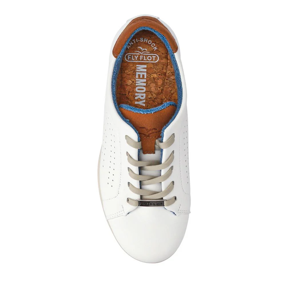 Anatomic Breathable Lace-Up Trainers - FLY41500 / 326 670 - White - Image 4