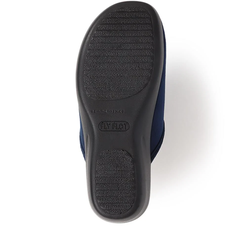 Anatomic Slipper Mules  - FLY40009 / 325 631 - Navy - Image 4