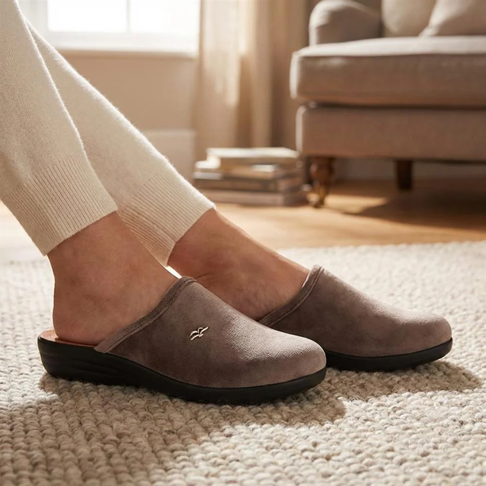Anatomic Slipper Mules - FLY40009 / 325 631 - Taupe - Image 2