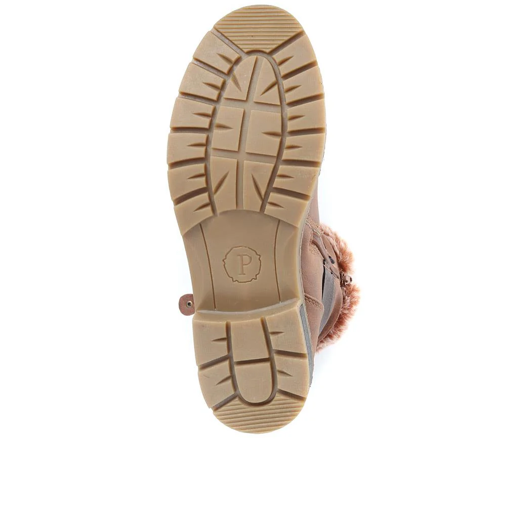 Ankle Biker Boots - WBINS36037 / 322 825 - Tan - Image 5