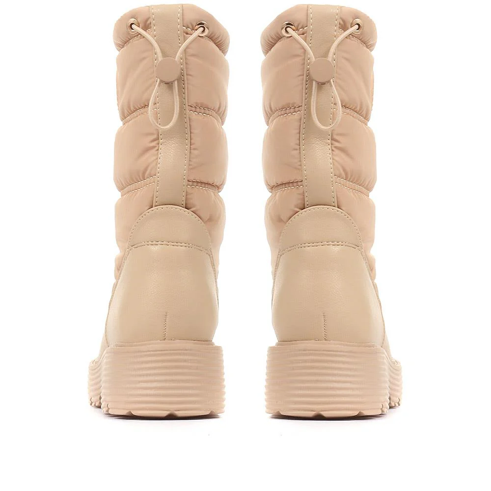 Ankle Snow Boots - XTI34510 / 320 662 - Beige - Image 3