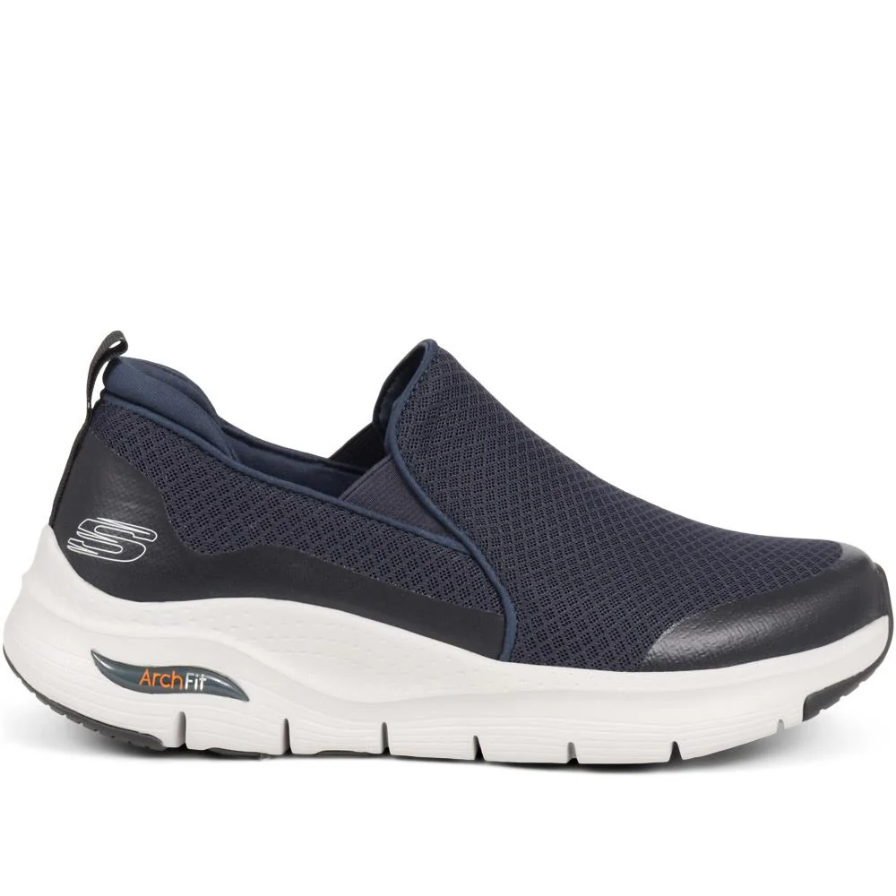 Skechers Extra Wide Arch Fit - Banlin Trainers  - SKE37099 / 323 251 - Navy - Image 2