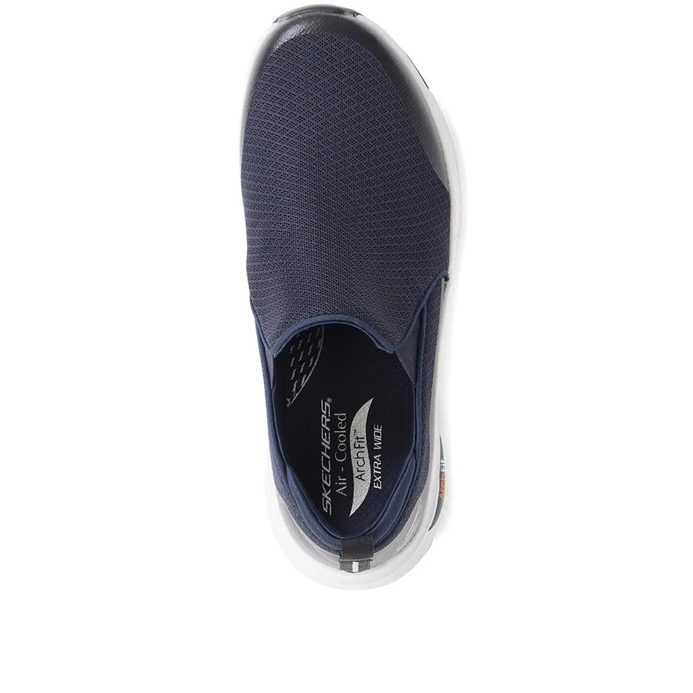 Skechers Extra Wide Arch Fit - Banlin Trainers  - SKE37099 / 323 251 - Navy - Image 4