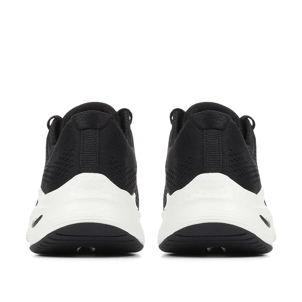 Arch Fit: Big Appeal Lace-Up Trainers - SKE35075 / 321 382 - Black-White - Image 3